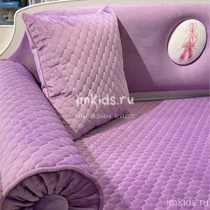Детская кровать тахта "Медальон" Сирень 