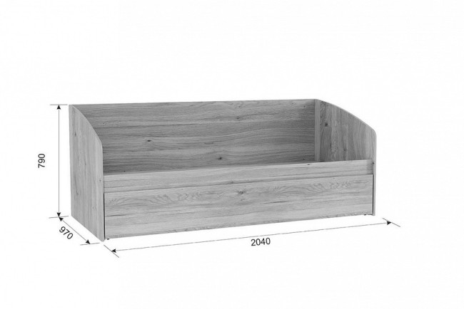 Кровать Софа (дуб мария дуб мария  2042x965x788)