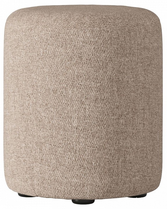 Пуф Альба 350 (черный  светло-коричневый Sherlock 932 350x400)