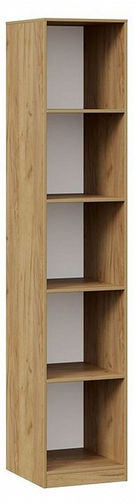 Шкаф для белья Хилтон (дуб крафт золотой белый  450x528x2260)