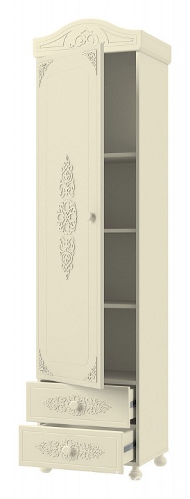 Шкаф для белья Ассоль плюс АС-01 (ваниль ваниль  532х416х2060)