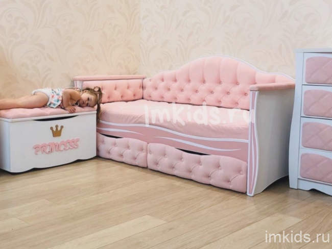 Кровать детская мягкая "Иллюзия" 