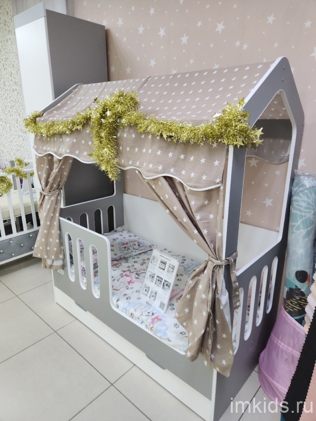 Кровать домик "Сказка" 140х70