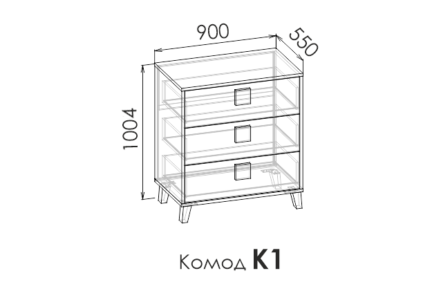 ДИМИКА Комод К1