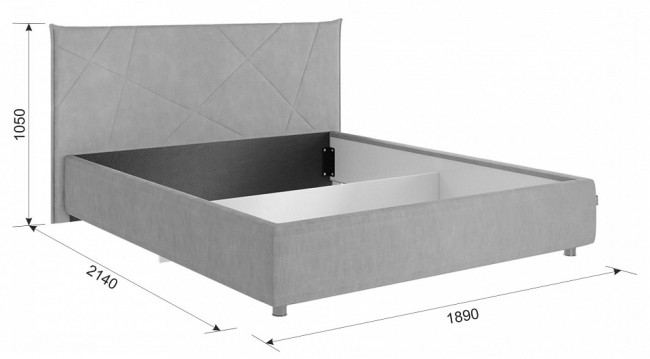 Гарнитур для спальни Лайк КС108 (дуб мария графит, дуб мария графит )