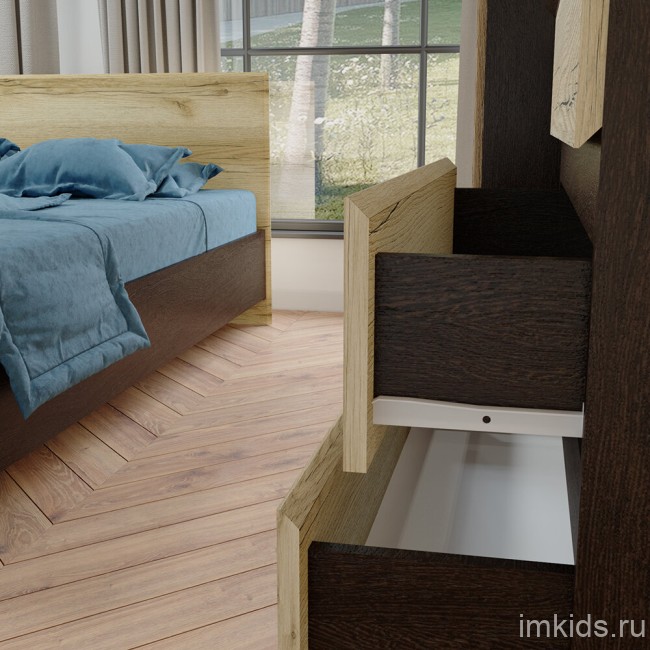 Тумба прикроватная Плейона, венге