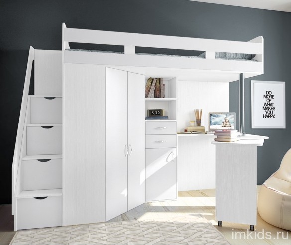 Детская кровать - чердак Фанки Соло-1