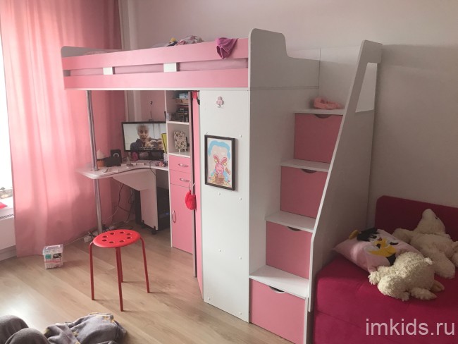Детская кровать - чердак Фанки Соло-1
