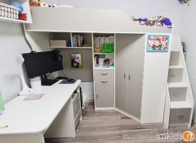 Детская кровать - чердак Фанки Соло-1