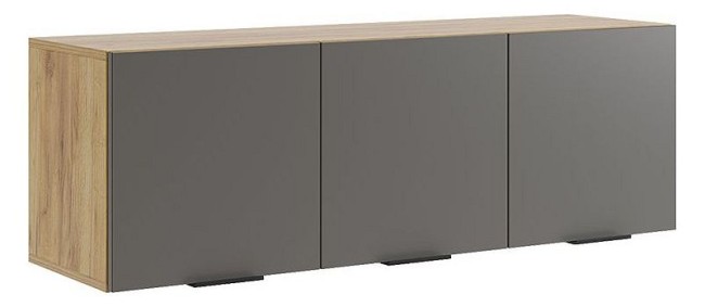 Стенка для прихожей Бери К6 (дуб крафт золотой графит  2000x350x1900)