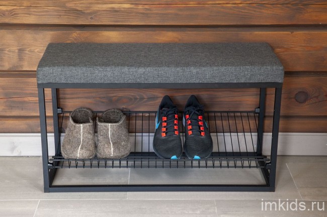 Стенка для прихожей Бери К6 (дуб крафт золотой графит  2000x350x1900)