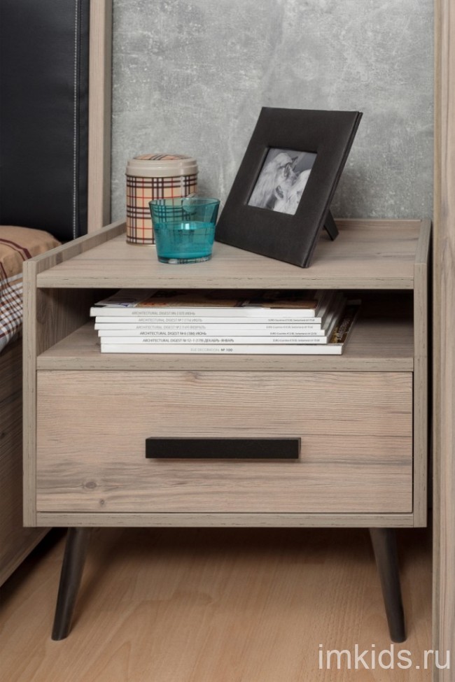 Тумба прикроватная с ящиком Nature 41, гаскон пайн