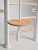 ДСК PERFETTO SPORT "Scala in legno con rete 1" bianco-naturale PS-128