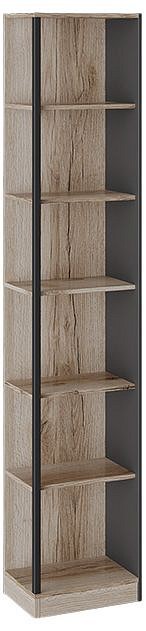 Стеллаж-колонка Окланд ТД-324.07.24 (дуб делано, черный   300x434x2171)