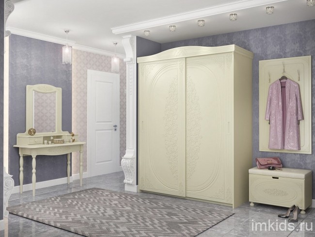 Шкаф-купе Ассоль плюс АС-20 (ваниль ваниль  1632х696х2200)