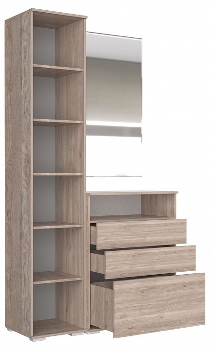 Набор для прихожей Лайк КП10 (дуб мария дуб мария, индиго  )