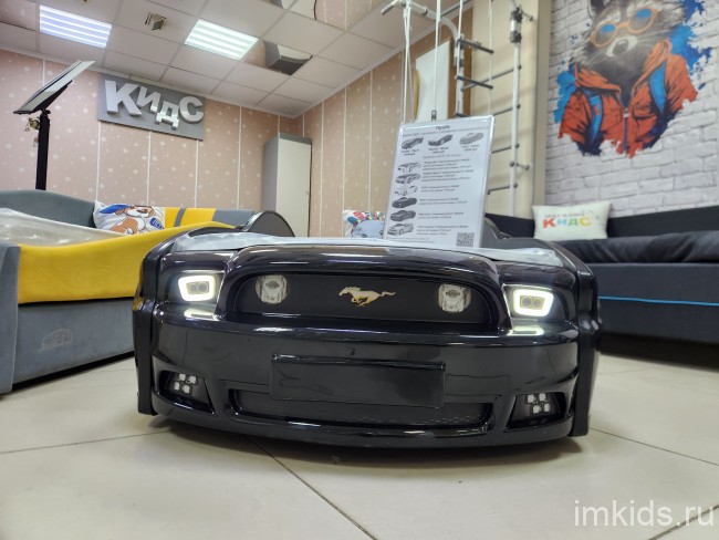 Кровать машина "Мустанг" 160х70