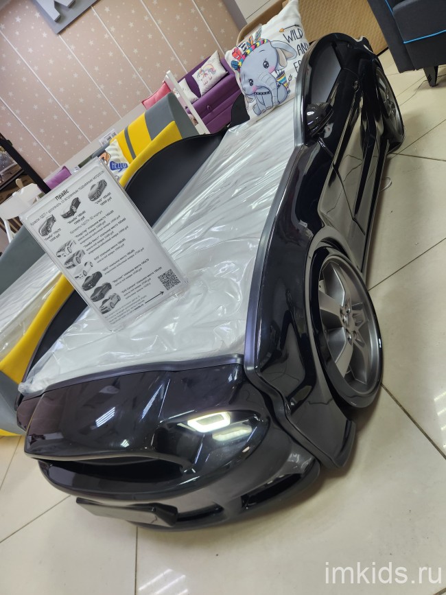 Кровать машина "Мустанг" 160х70