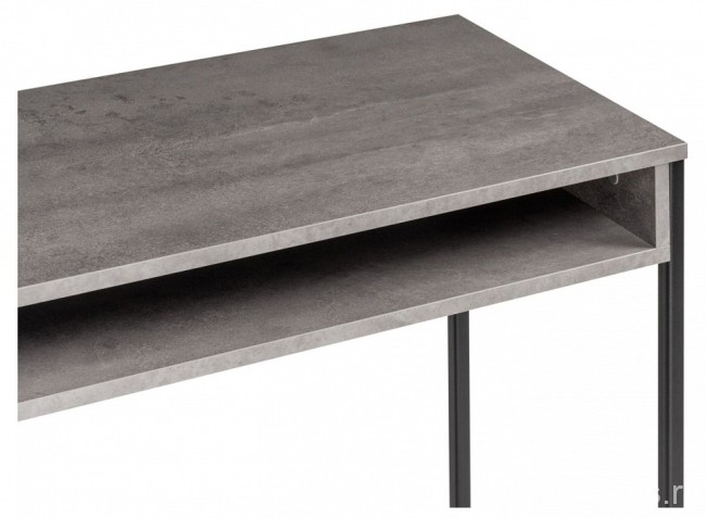 Стол письменный Лео Лофт (бетон, черный   850x390x750)