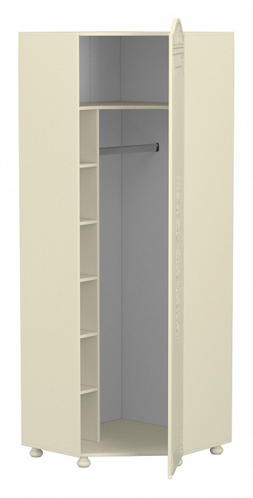 Шкаф платяной Ассоль плюс АС-521К (ваниль ваниль  767x767x2160)