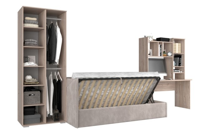 Гарнитур для детской Лайк К14 (дуб мария дуб мария, индиго капучино )