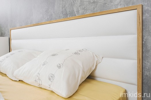 Кровать с подъемным механизмом Айрис 308 Люкс 140х200, дуб Кровать с подъемным механизмом Айрис 308 Люкс 140х200, дуб