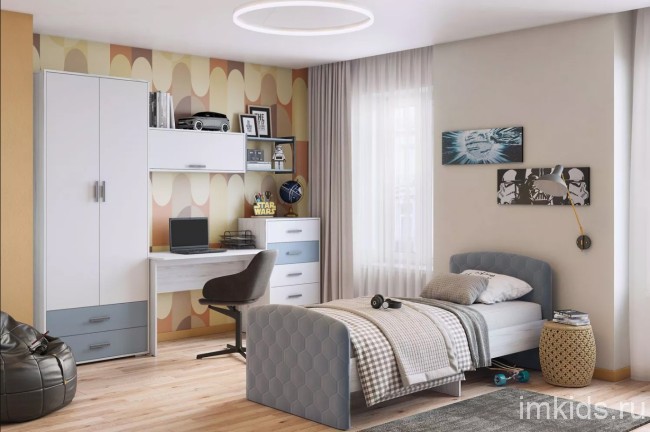 Кровать 90х200 Стич мягкая