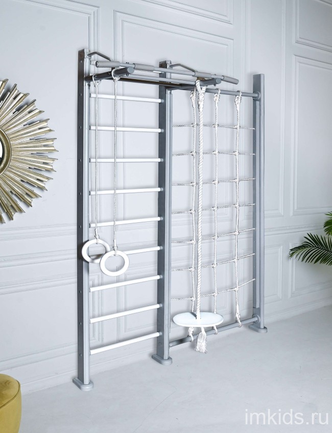 ДСК PERFETTO SPORT "Scala in legno con rete" grigio PS-124