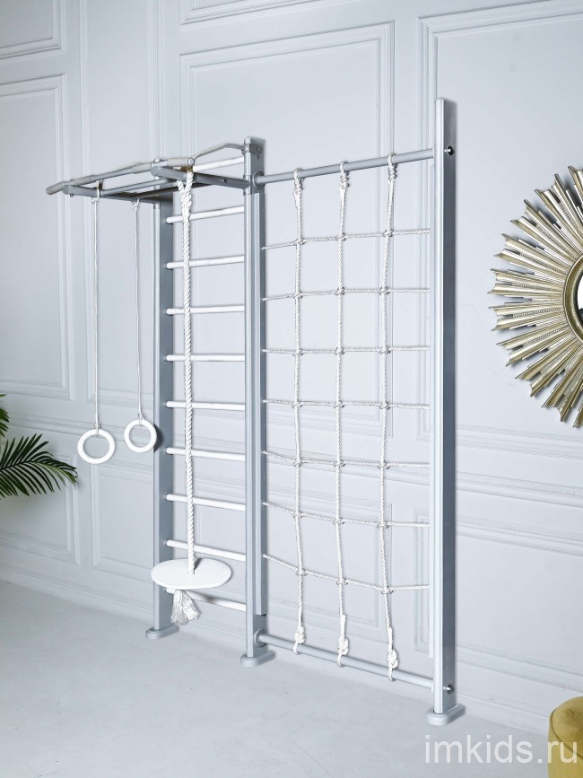 ДСК PERFETTO SPORT "Scala in legno con rete" grigio PS-124