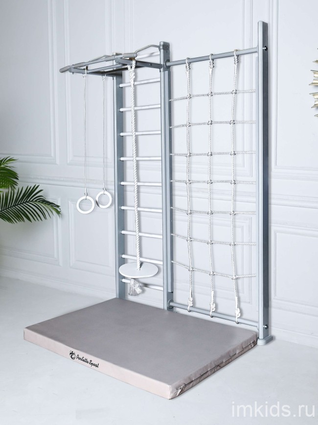 ДСК PERFETTO SPORT "Scala in legno con rete" grigio PS-124