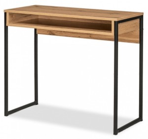 Стол письменный Лео Лофт (дуб вотан, черный   850x390x750)