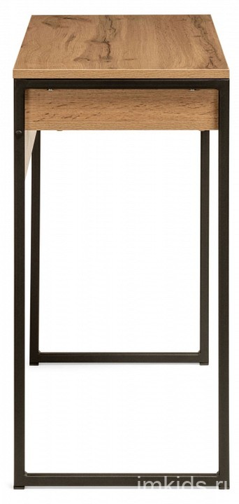 Стол письменный Лео Лофт (дуб вотан, черный   850x390x750)