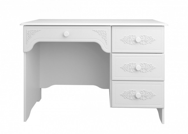 Стол письменный Ассоль АС-06 (белое дерево белое дерево  1100x600x750)