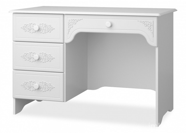 Стол письменный Ассоль АС-06 (белое дерево белое дерево  1100x600x750)