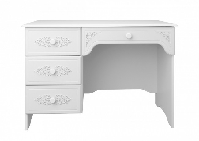 Стол письменный Ассоль АС-06 (белое дерево белое дерево  1100x600x750)
