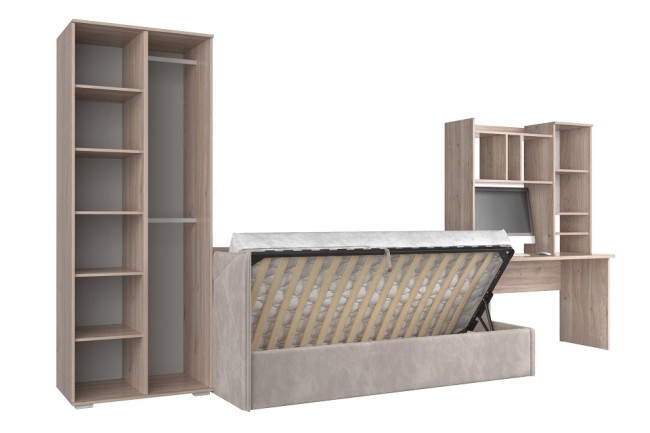 Гарнитур для детской Лайк К14 (дуб мария дуб мария, какао капучино )