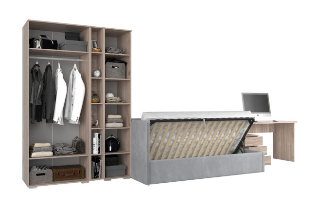 Гарнитур для детской Лайк К48 (дуб мария графит, дуб мария графит )