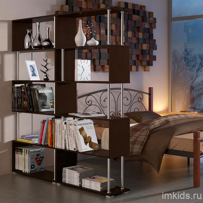 Стеллаж, венге Стеллаж, венге