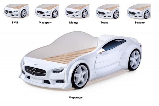 Кровать-машина Futuka Kids EVO (под матрас 160х80)