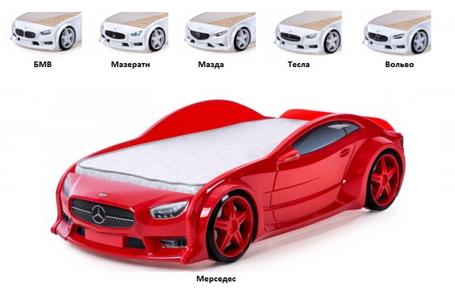 Кровать-машина Futuka Kids EVO (под матрас 160х80)