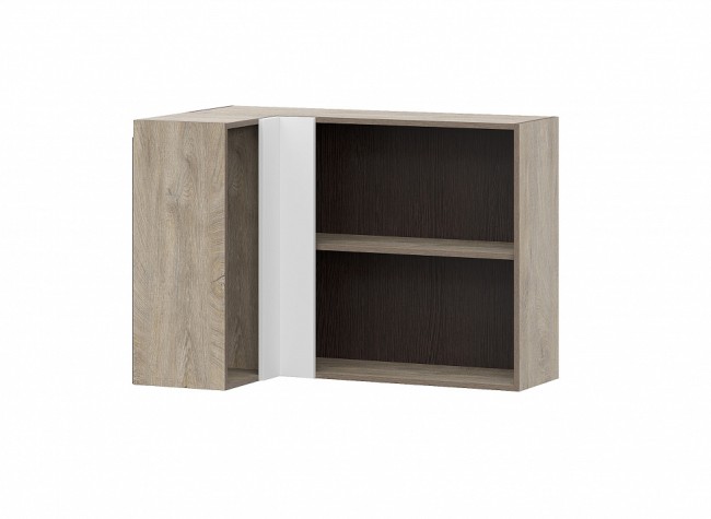 КГ Этна Шкаф навесной угловой 1000 Софт Вайт