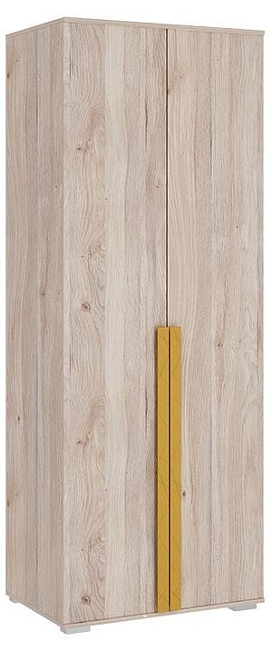 Шкаф платяной Лайк 04.01 (дуб мария горчица, дуб мария  800x550x2100)