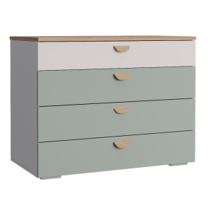ГРЕТА Комод К1 (Серо-зеленый)