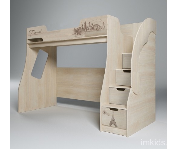 Кровать-чердак Фанки Кидс 23