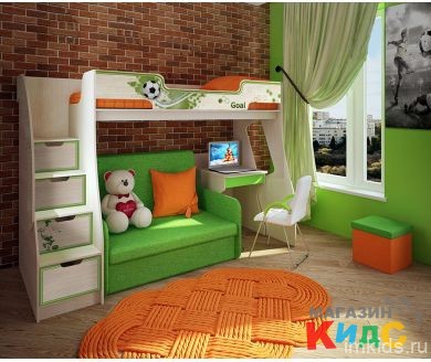 Кровать-чердак Фанки Кидс 23