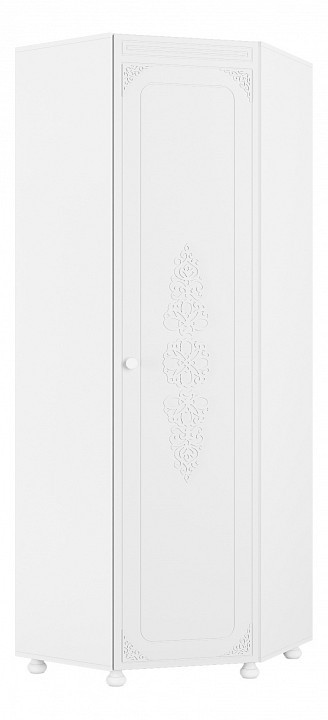 Шкаф платяной Ассоль АС-52К (белое дерево белое дерево  767x767x2160)