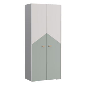 ГРЕТА Шкаф 2-х дверный Ш2 (Серо-зеленый)