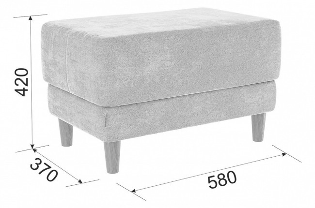 Банкетка Рондо 2 (  мята 600x400x455)