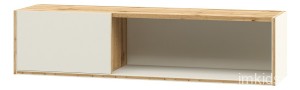Полка навесная Сканди МН-036-05 (белый, дуб вотан   1080x260x260)