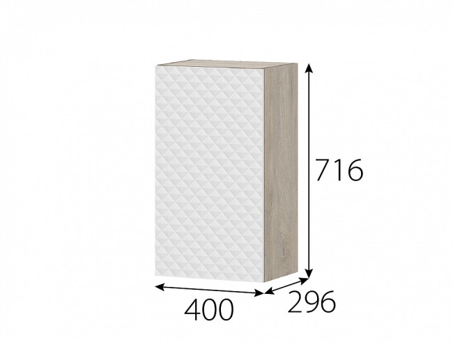 КГ Этна Шкаф навесной 4в1 Софт Вайт Гиза